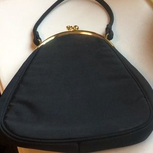 Vintage black evening purse